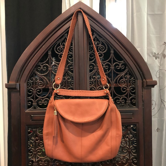 NWT Onna Ehrlich Cognac Leather Rachel Hobo Bag - Picture 2 of 8